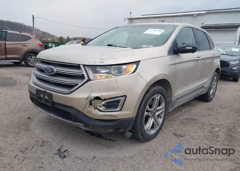 2017 Ford Edge Titanium из США, поврежденный, VIN 2FMPK4K94HBB15444